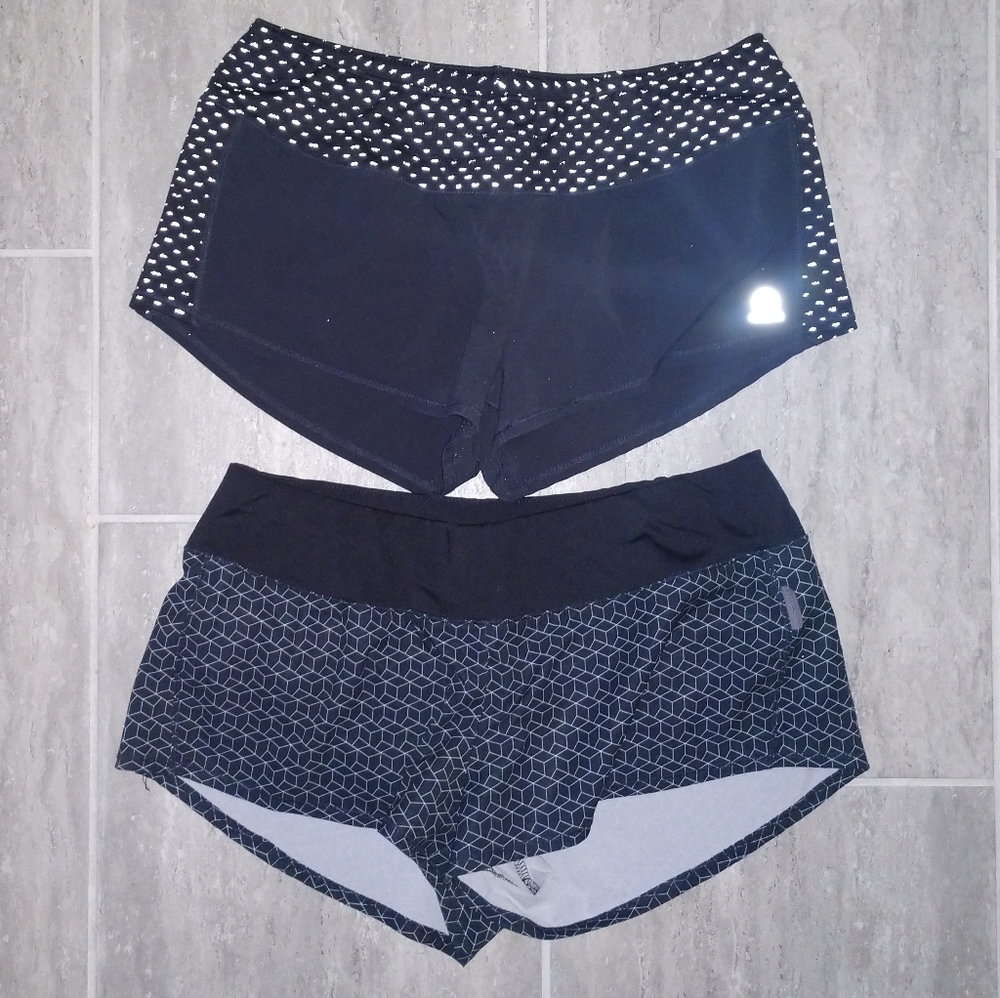 Oiselle Mac Roga shorts (sold as lot)